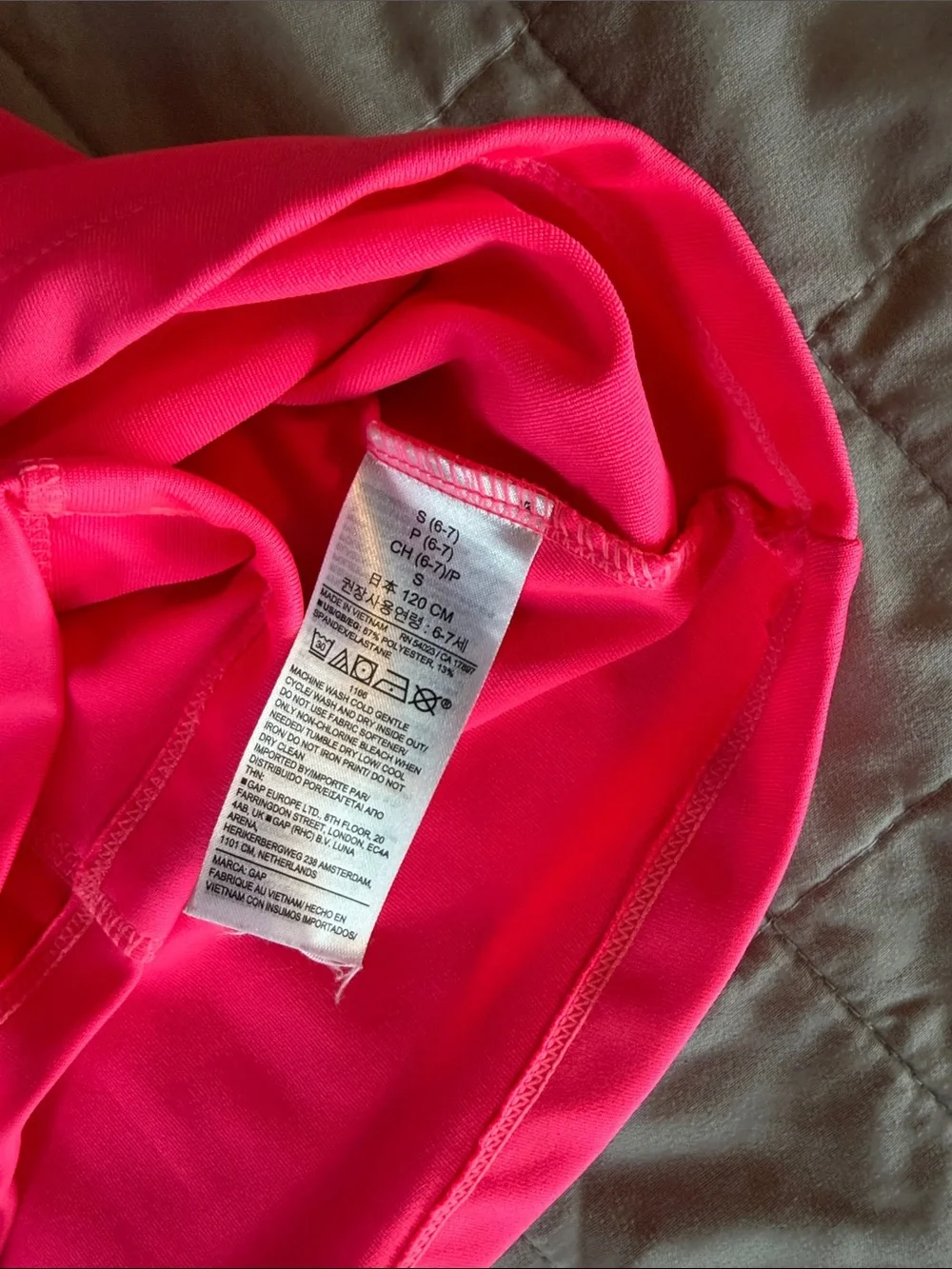 GAP Girls Hot Pink Sleeveless A-Line Dress- small (6/7)